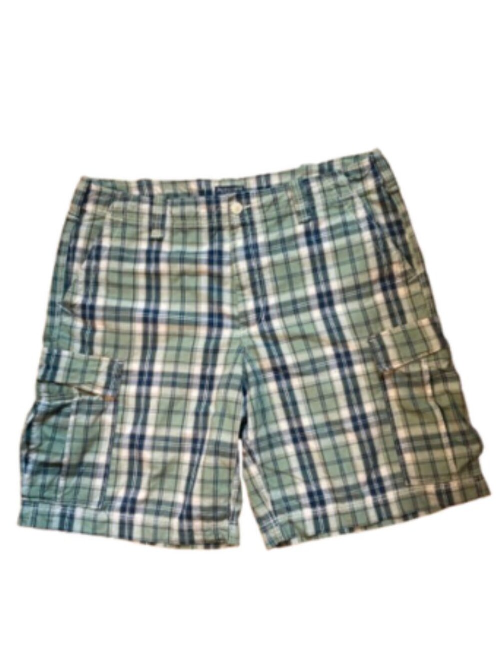 Ralph Lauren Polo Men's 11" Shorts Cargo Plaid Preppy Casual Cotton, size 40